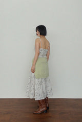 MONICA FLORAL CORSET LONG DRESS