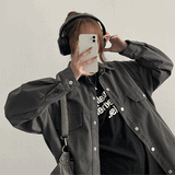 En2 タンタンスナップインシジョンツーポケットシャツジャケット