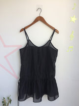 see-through bustier dress