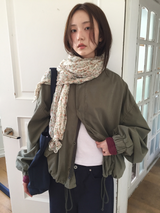 Bell half-neck peach field jacket (4color)