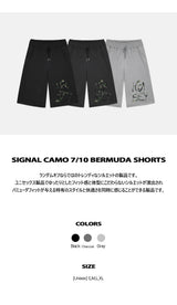 SIGNAL CAMO 7/10 バミューダショーツ (3color)