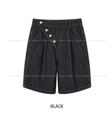 Bion Stitch Bermuda Denim Pants