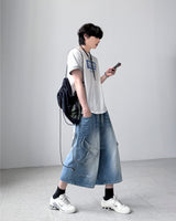 Bruce Cargo Bermuda Denim