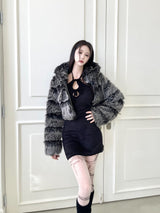 [Only Seow] 1107. Big hood fur crop jk (3color)