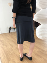 FOLD MIDI SKIRT