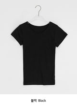 シュルベーシックカラー半袖Tシャツ