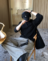 ビアスインシジョンウォッシュドセミワイドカーゴパンツ
