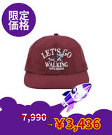 【限定価格】Let's Goナイロンキャンプキャップ Walking