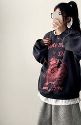 ギターキャットスウェットシャツ [Fleece]