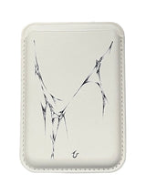 ドローイング Magsafe カードウォレット (white)