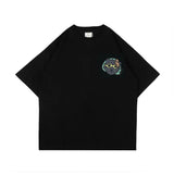PEANUT STAIN - Not Sleeping Bear With Me Black Oversized Tshirt