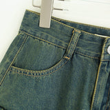 Vera Shirred Denim Mini Skirt 231633143