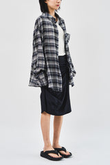 (W) Lili Shirring Skirt (2color)