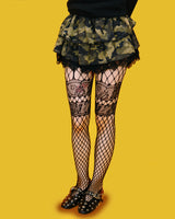 camo kangkang mini skirt (2color)