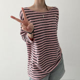 Dion Bucle soft dangara knit long sleeve tee