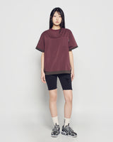 26SS WOMAN バイカーデニムショートパンツ