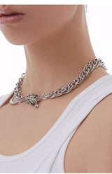 KVK THE BLOSSOM reconfigurable necklace with elements from the Peach Blossom collection