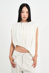Bico Shirring Unbalance Top