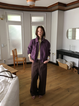 Cinched Button Blouson (2coolor)