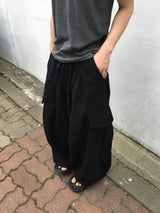 トーブ リネン カーゴ ワイド パンツ3C