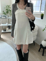Pound lace cardigan (3 colors)