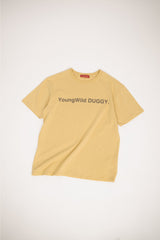 YWD ロゴTシャツ_イエロー