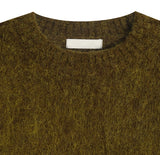 [wool 10%] ハガブルツートーンミックスモヘアニット