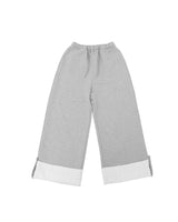 レースフォールディングスウェットパンツ/ gray