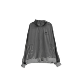 velvet track jersey zip-up