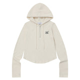 LEVEN ハーフジップワッフルニット (2Color)