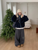 25FW★ [BAONHAUS] トレーニングプリントトレーニングワイドパンツ