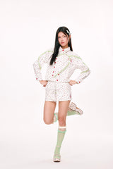 Handle with Care Mini Skirt (White)