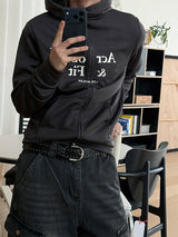 [CROP ITEM] Slim fit jersey hood zip up(3color)