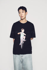 24FW  バイシクルボーイベビーフェイス半袖Tシャツ (OVERSEAS EXCLUSIVE) ブラック