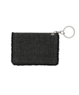 RAWCUT WASHED DENIM WALLET BLACK(CV2EFUAB61A)