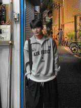 Unisex エアーフォースカラースウェットシャツ