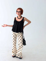 Youth Pumpkin Balloon Bustier Blouse