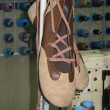 Tender 0003. Combi Lace-Up Flats - 3colors