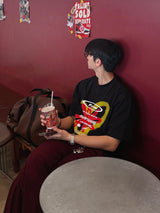 ASCLO ヒューチャーフラワーショートスリーブTシャツ(2color)