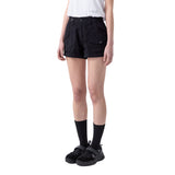 Vintage Rolled-up Cotton Shorts - BLACK