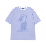 ミントpfpオーバーフィットTシャツ [Blue]