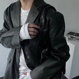 LC Epeel Two Burton Black Leather Blazer