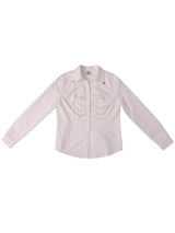 Silky Jacquard Shirt (Light Pink)