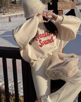 Fleece Crop sweat