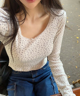 レースリボンTシャツ