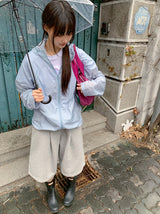 [unisex]クハン フード ウィンドブレーカー ジャンパー