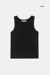 Cookie wide binding cropped sleeveless top