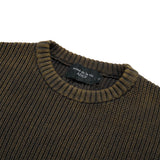 24FW SPRAY WASHING OVERSIZE KNIT BLACK