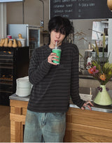 ラブピグメントヘンリーネック長袖Tシャツ