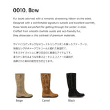 Bow 0010. リボンムートンブーツ - 3colors